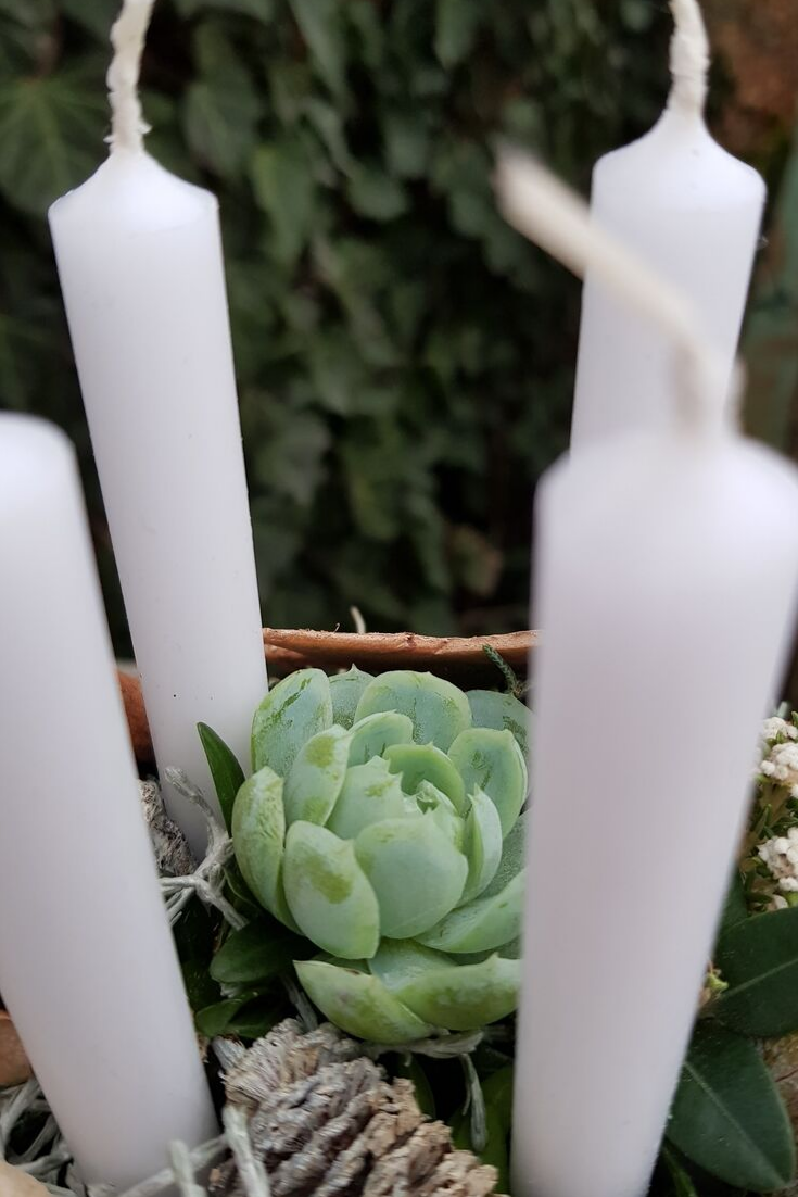 Adventsgesteck DIY Anleitung zum selber machen. - Blumen Flora-Line