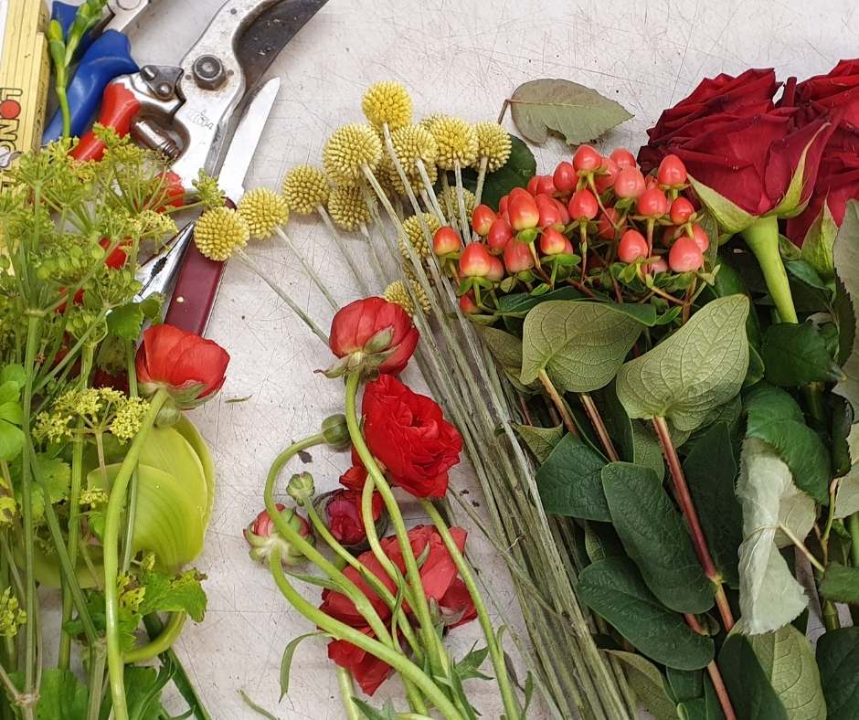 Blumenkranz für Beerdigung selber amchen - Blumen Flora-Line