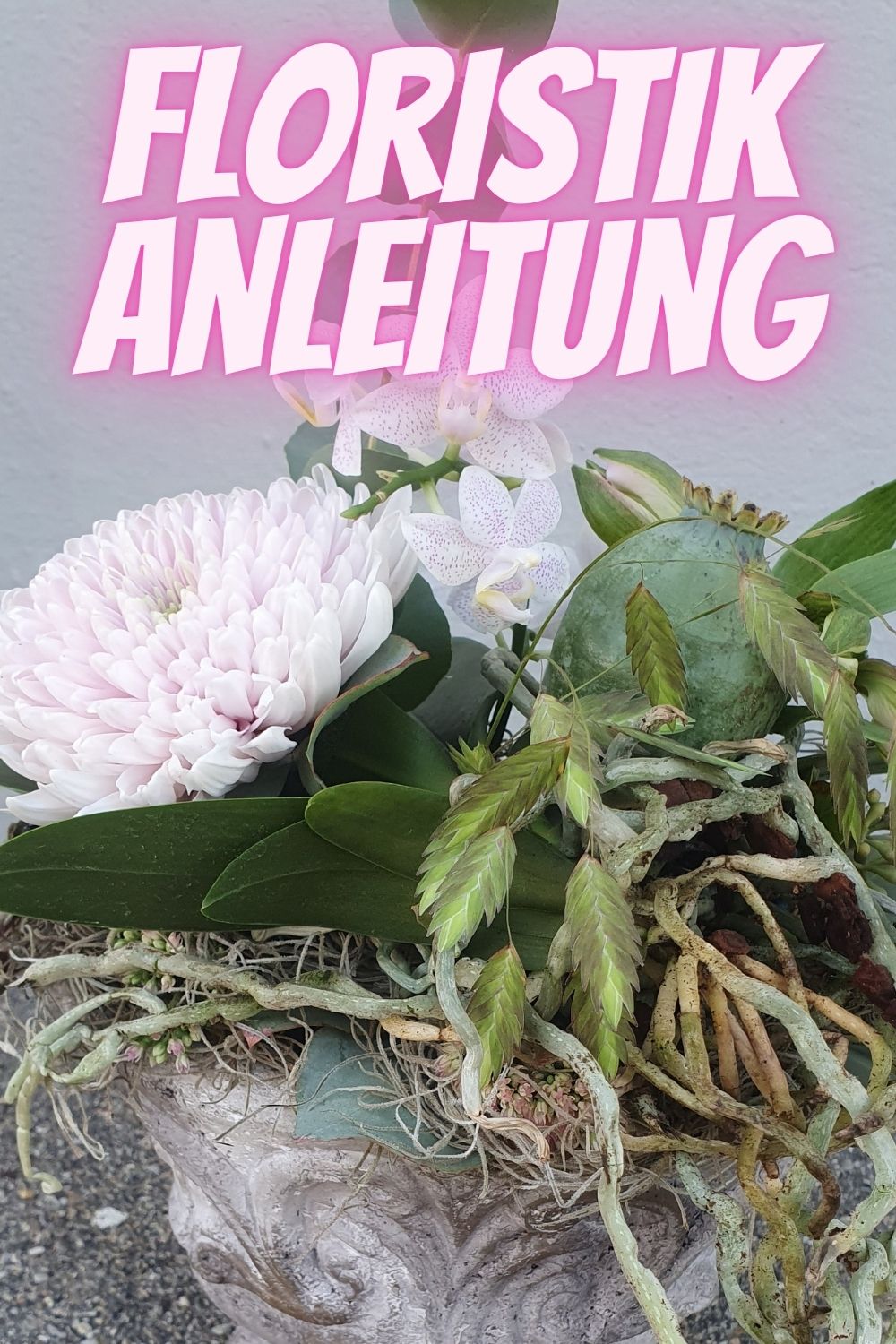 Floristik Anleitung für ein Blumengesteck im Herbst Blumen FloraLine
