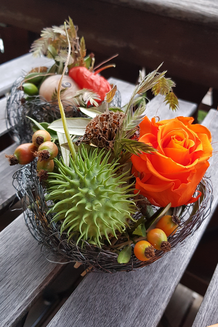 DIY Herbstdeko von Blumen Flora-Line