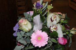 Blumenstrauss rosa (ausgeliefert in Grosshöchstetten am 3. Februar 2016)