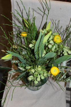Tulpenstrauss mit Ranunkeln (ausgeliefert in Häutligen am 16. Januar 2016)