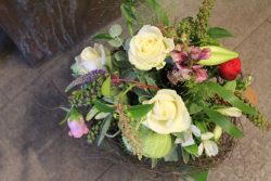 Blumenstrauss rosa weiss (ausgeliefert in Schlosswil am 3. Oktober 2015)