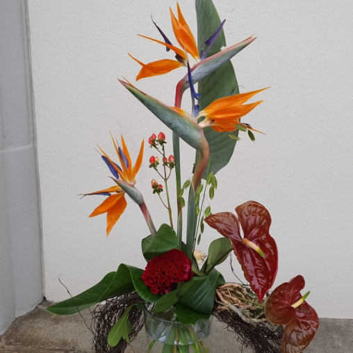 Blumenstrauss-selber-binden-gelb-orange-rot-Exotisch-exklusiv.jpg