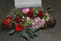Blumenstrauss rosa rot (ausgeliefert in Münsingen am 10. Februar 2016)