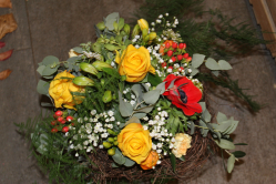 Farbenfroher Blumenstrauss (ausgeliefert in Grosshöchstetten am 4. Februar 2016)