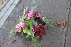 Blumenstrauss rosa (ausgeiefert am 4. November 2015 in Zäziwill)
