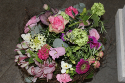 Blumenstrauss rosa weiss (ausgeliefert in Schlosswil am 18. April 2016)
