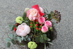 Blumenstrauss rosa rot (ausgeliefert in Konolfingen am 3. Mai 2016)