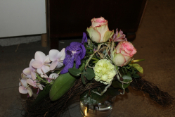 Blumenstrauss elegant exotisch (ausgeliefert in Grosshöchsteten am 24. April 2013)
