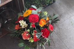 Farbiger Frühlingsstrauss (ausgeliefert am 4. März 2015 in Grosshöchstetten)