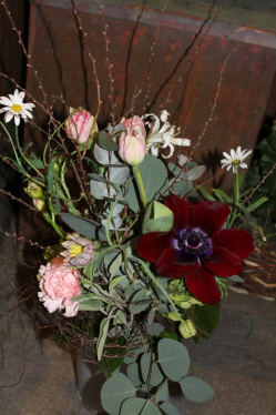 Frühlingsstrauss rosa weiss (ausgeliefert am 9. März 2015 in Walkringen)
