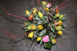 Farbenfroher Frühlingsstrauss (ausgeliefert in Mirchel am 3. März 2016)