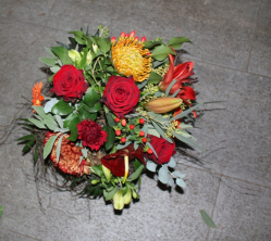 Herbststrauss vermischt mit exotischem (ausgeliefert in Mirchel am 3.11.12)