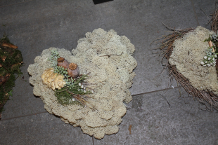 Herz für Grabschmuck Allerheiligen