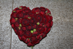 Rosenherz rot klein Preis 50.-