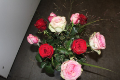 Gemischter Rosenstrauss (ausgeliefert in Konolfingen am 12. November 2015)