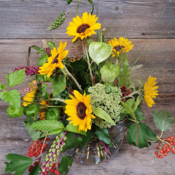 Sonnenblumenstrauss (ausgeliefert in Grosshöchstetten am 23. August 2021)