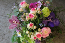 Strauss rosa violett (ausgeliefert in Grosshöchstetten am 17. April 2015)