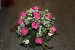 Blumenstrauss rosa weiss (ausgeliefert in Signau am 14. Februar 2014)