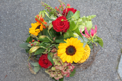 Herbstlicher Blumenstrauss (ausgeliefert in Stettlen am 3. oktober 2015)