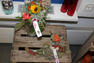 Strauss herbstlich mit Sonnenblume
