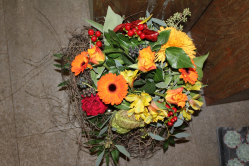 Blumenstrauss leuchtende Farben (ausgeliefert in Schlosswil am 10. Dezember 2012)
