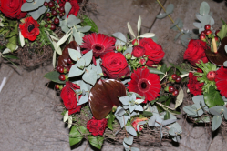 Strauss in rot (ausgeliefert in Schlosswil am 25. Januar 2014)