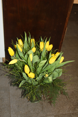 Tulpenstrauss gelb (ausgeliefert in Bowil am 12. April 2013)