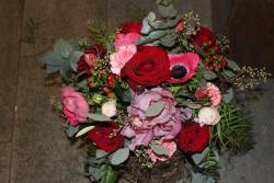 Valentinstagsstrauss (abgeholt im Laden am 6. Februar 2015)