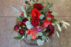 Valentinstagsstrauss (ausgeliefert in Oberburg am 14. Februar 2015)