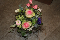 Strauss rosa weiss (ausgeliefert am 22. Januar 2014 in Bern