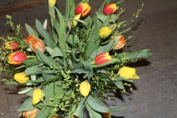 Tulpenstrauss gemischt (ausgeliefert in Grosshöchstetten am 2. April 2014)