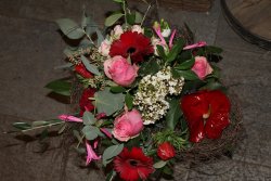 Strauss rosa weiss rot (ausgeliefert in Konolfingen am 10. Januar 2014)