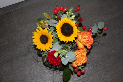 Blumenstrauss herbstlich (ausgeliefert in Worb am 10.10.12)